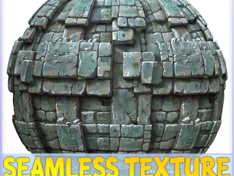 Stylized Wall Seamless Texture CG Textures