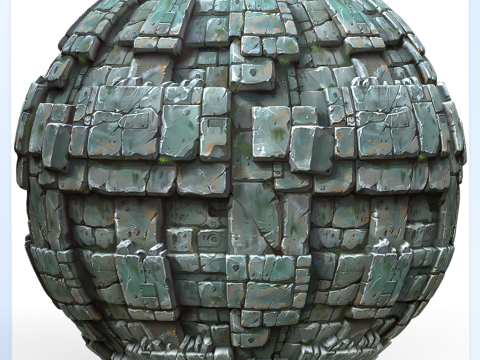 Stylized Wall Seamless Texture CG Текстуры