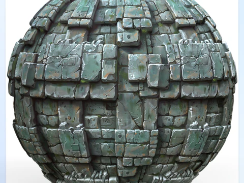 Stylized Wall Seamless Texture CG Textures