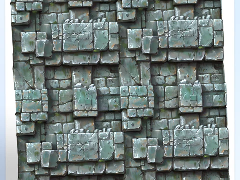 Stylized Wall Seamless Texture CG Textures