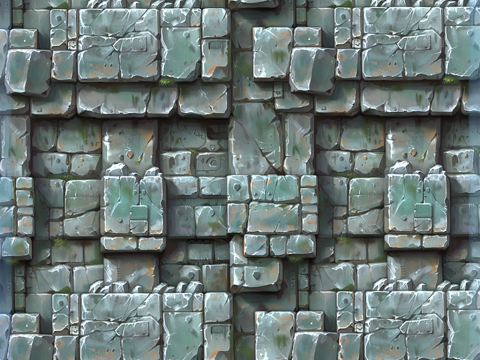Stylized Wall Seamless Texture CG Текстуры