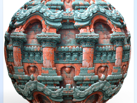Stylized Wall Seamless Texture CG Tekstury