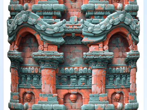 Stylized Wall Seamless Texture CG Textures