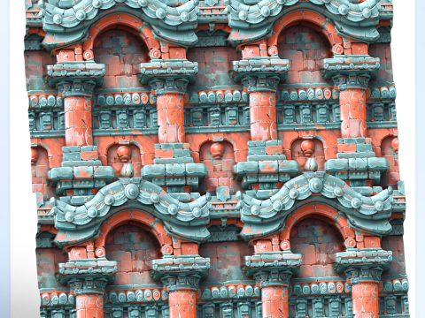Stylized Wall Seamless Texture CG Tekstury