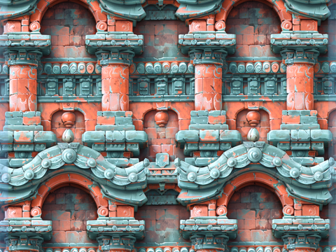 Stylized Wall Seamless Texture CG Tekstury