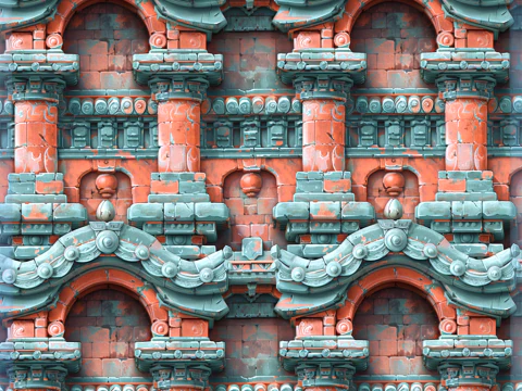Stylized Wall Seamless Texture CG Textures
