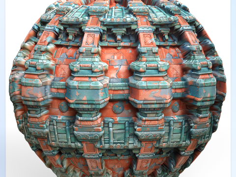 Stylized Wall Seamless Texture CG Texturen