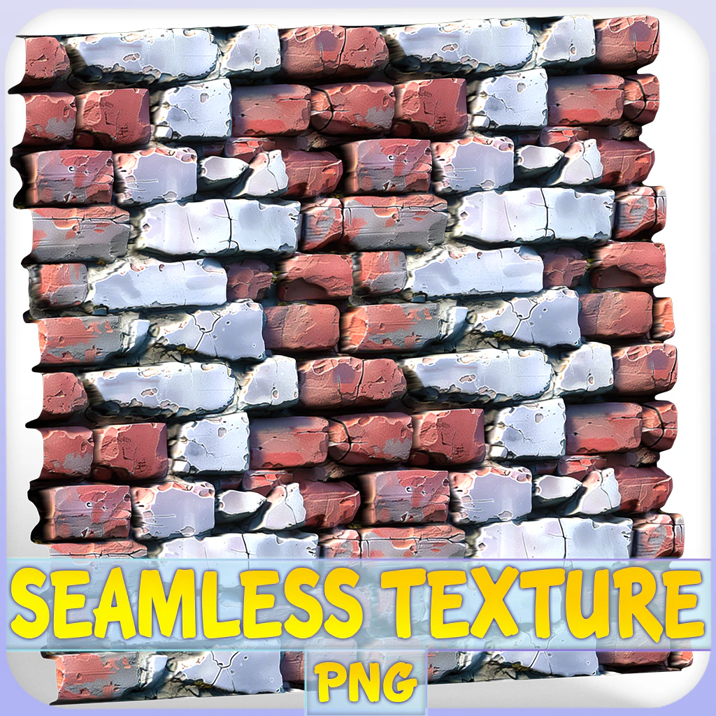 Stylized Wall Seamless Texture CG Textures .c4d .max .obj .3ds .fbx .stl .blend 