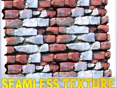 Stylized Wall Seamless Texture CG Texturen