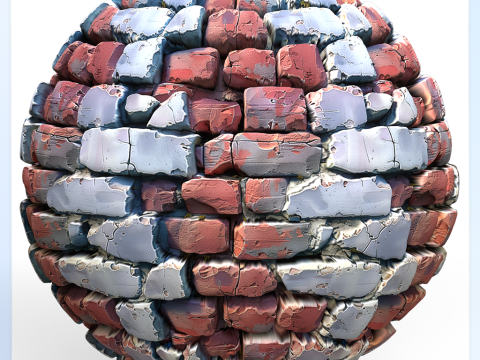 Stylized Wall Seamless Texture CG Textures
