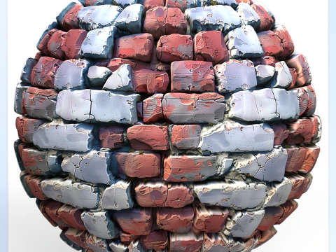 Stylized Wall Seamless Texture CG Textures