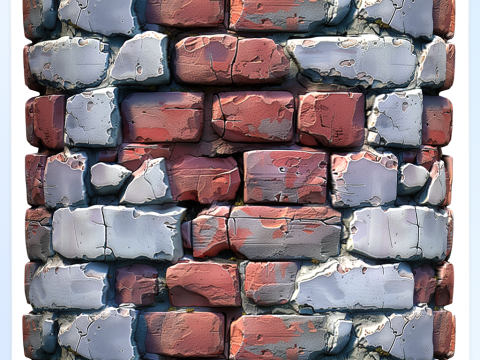 Stylized Wall Seamless Texture CG Textures