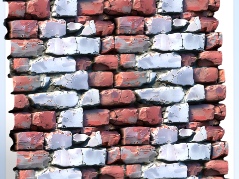 Stylized Wall Seamless Texture CG Textures