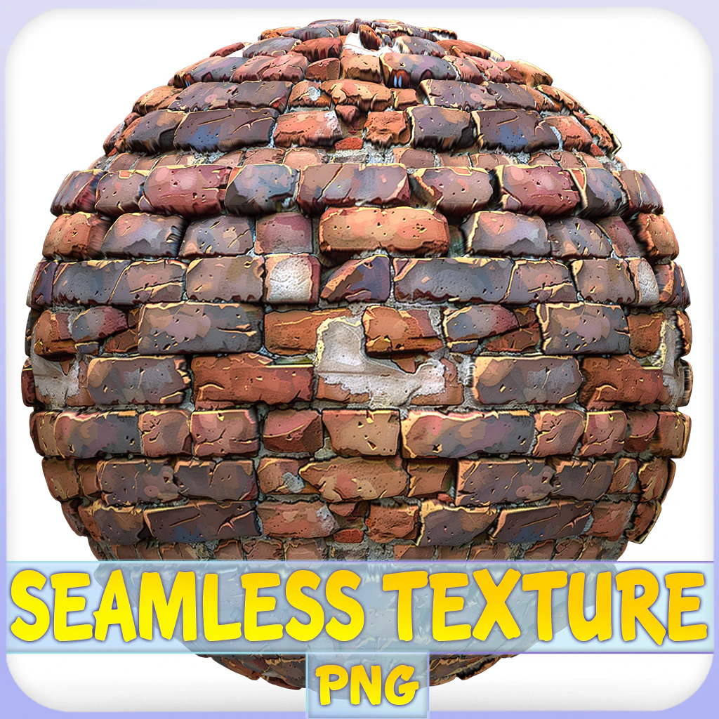 Stylized Wall Seamless Texture CG Textures .c4d .max .obj .3ds .fbx .stl .blend 