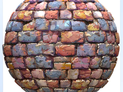 Stylized Wall Seamless Texture CG Textures