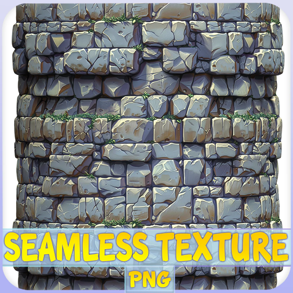 Stylized Wall Seamless Texture CG Textures .c4d .max .obj .3ds .fbx .stl .blend 