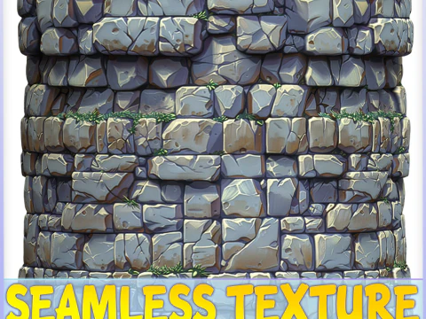 程式化的墙无缝纹理 CG 纹理