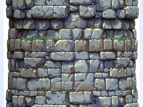 Stylized Wall Seamless Texture CG Textures