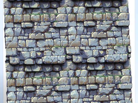Stylized Wall Seamless Texture CG Textures