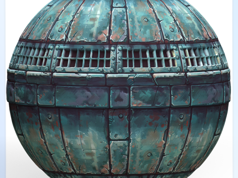 Stylized Wall Seamless Texture Tekstur CG