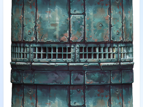 Stylized Wall Seamless Texture Tekstur CG