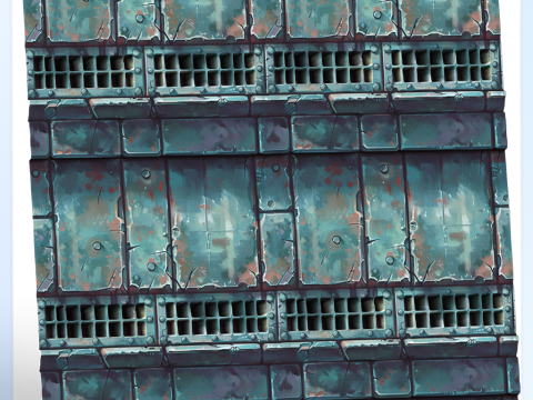 Stylized Wall Seamless Texture Tekstur CG