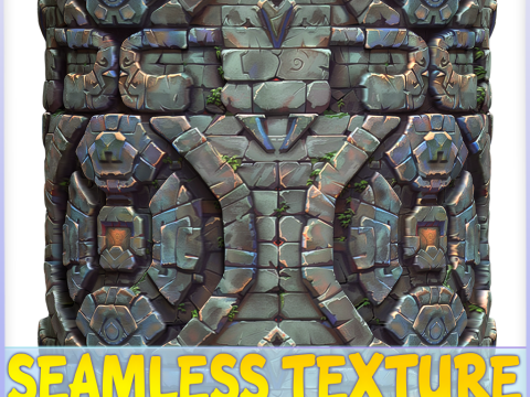 Stylized Wall Seamless Texture CG Textures