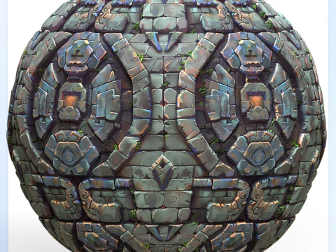 Stylized Wall Seamless Texture CG Textures
