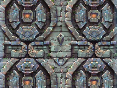 Stylized Wall Seamless Texture CG Textures