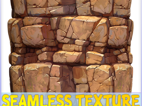 Stylized Wall Seamless Texture CG Textures
