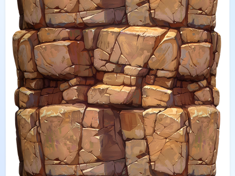 Stylized Wall Seamless Texture CG Tekstury