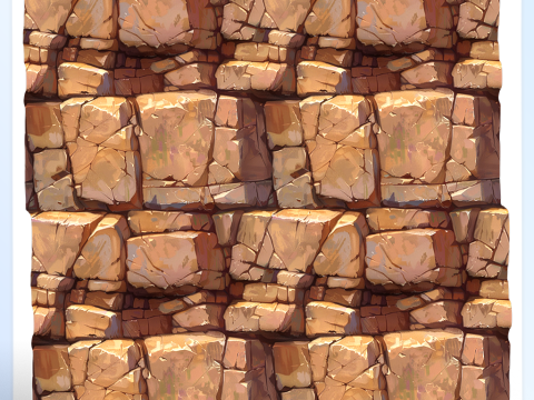 Stylized Wall Seamless Texture CG Tekstury