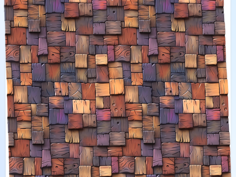 Stylized Wood Seamless Texture CG Текстури