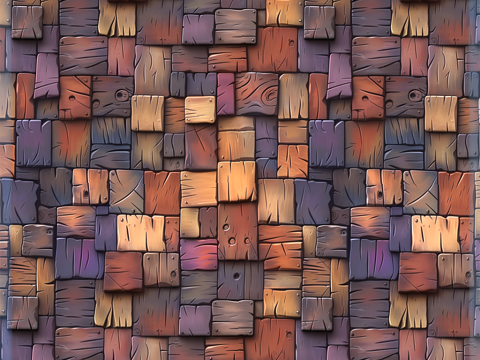 Stylized Wood Seamless Texture CG Текстури
