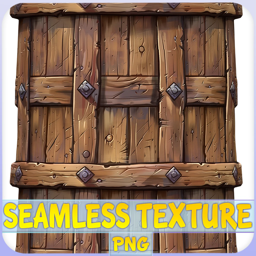 Stylized Wood Seamless Texture CG Textures .c4d .max .obj .3ds .fbx .stl .blend