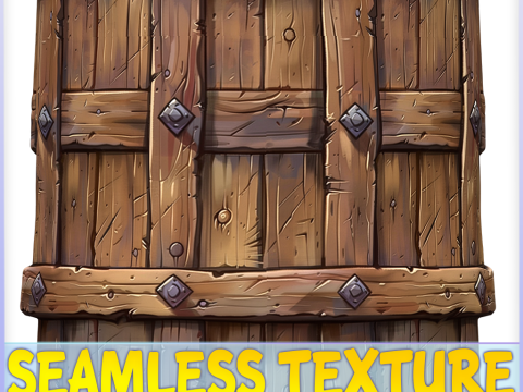 Stylized Wood Seamless Texture CG Текстуры