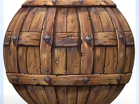 Stylized Wood Seamless Texture CG Textures