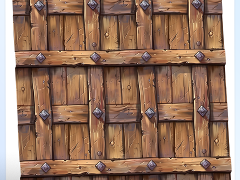 Stylized Wood Seamless Texture CG Texturen