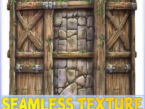 Textura sem costura de madeira estilizada Texturas CG