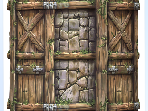 Stylized Wood Seamless Texture CG Texturen