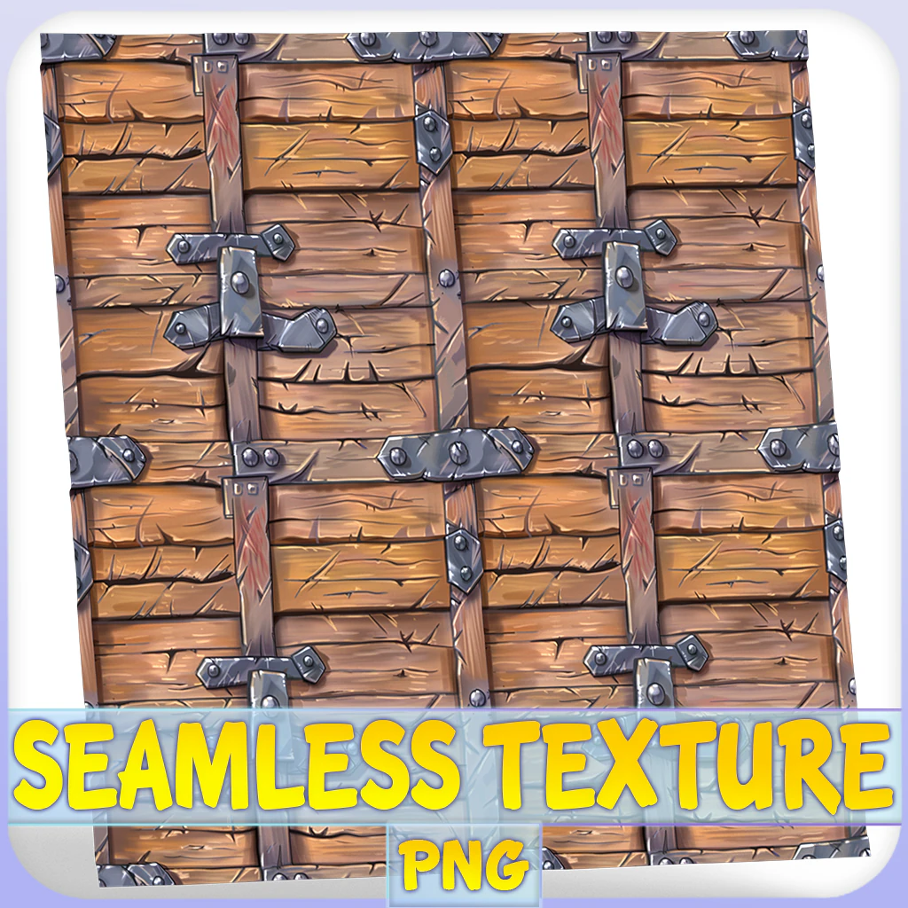 Stylized Wood Seamless Texture CG Textures .c4d .max .obj .3ds .fbx .stl .blend
