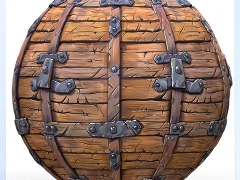 Stylized Wood Seamless Texture CG Textures