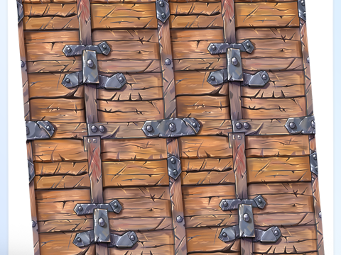Stylized Wood Seamless Texture CG Texturen
