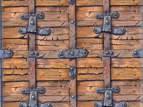 Stylized Wood Seamless Texture CG Texturen