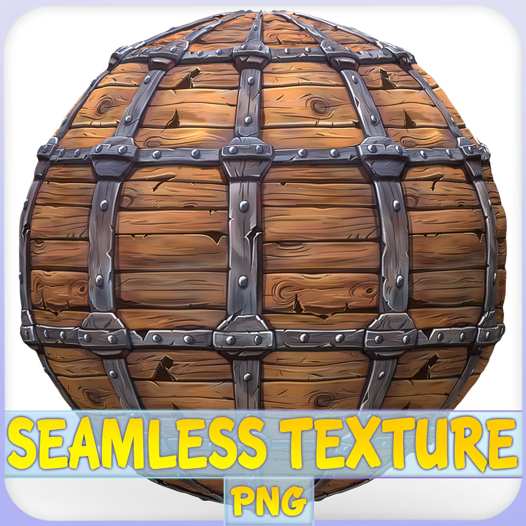Stylized Wood Seamless Texture CG Textures .c4d .max .obj .3ds .fbx .stl .blend 