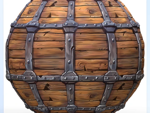 Stylized Wood Seamless Texture CG Textures
