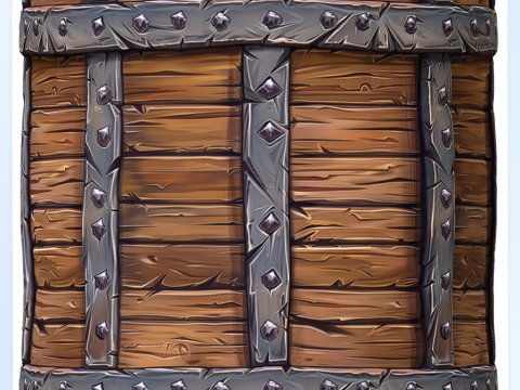 Stylized Wood Seamless Texture CG 纹理