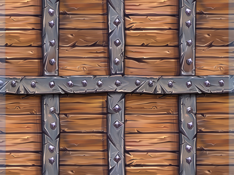 Stylized Wood Seamless Texture CG 纹理