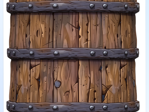 Stylized Wood Seamless Texture CG Текстури