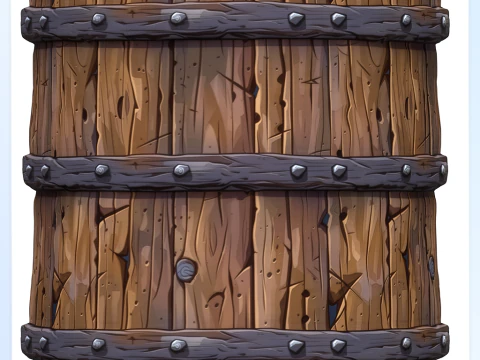 Stylized Wood Seamless Texture CG Textures